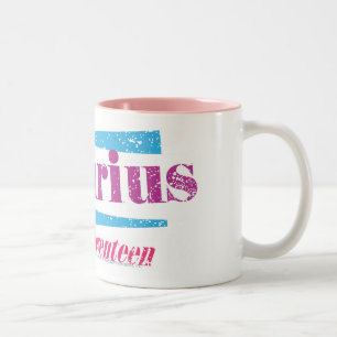 Aquarius Purple Two-Tone Coffee Mug