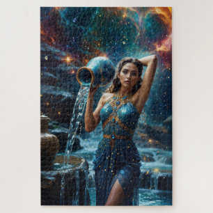 Aquarius Puzzle: The Ultimate Astrology Gift Jigsaw Puzzle