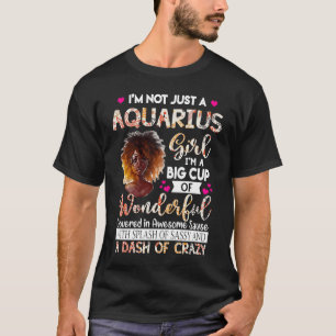 Aquarius Queens Are Born in January 20 February 18 T-Shirt