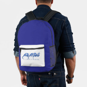 Aquarius Reflection Printed Backpack