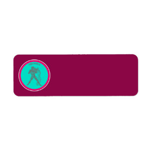 Aquarius Return Address Label