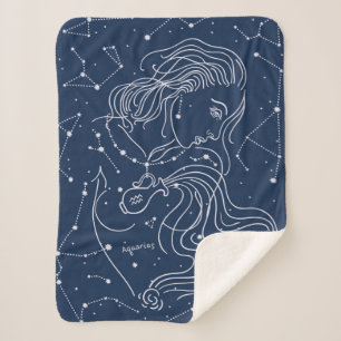 Aquarius Sherpa Blanket