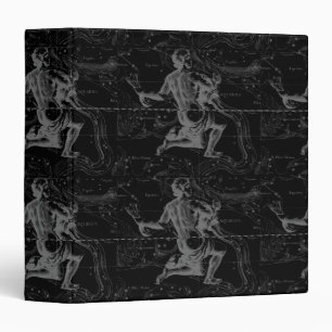 Aquarius Sign Constellation Map by Hevelius Binder