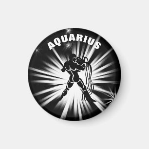 Aquarius sign magnet
