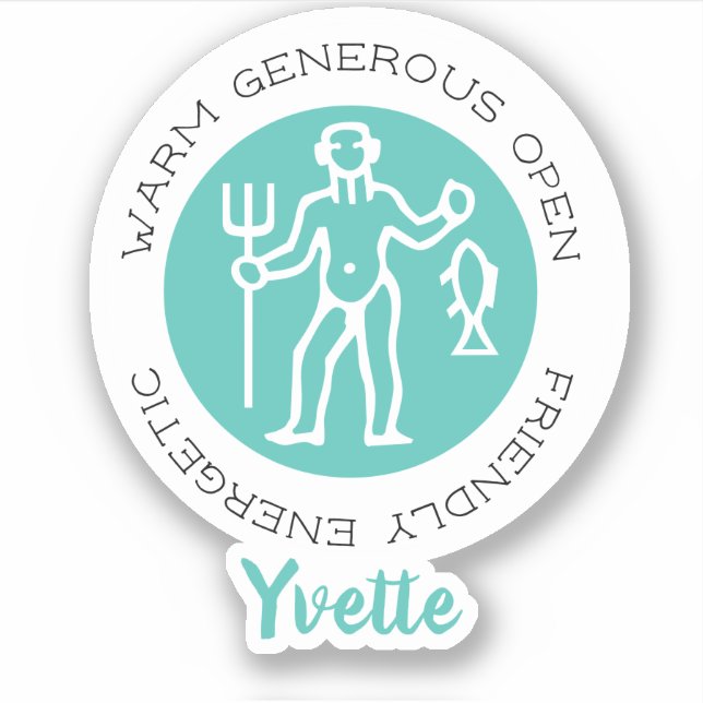 Aquarius Sticker (Front)