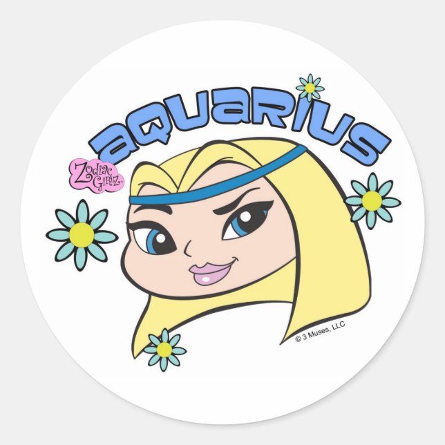Aquarius Stickers (Front)