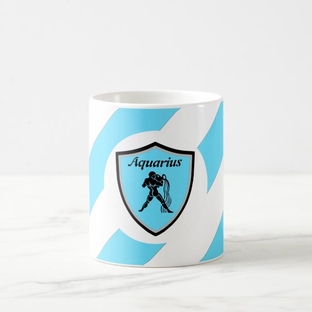 Aquarius symbol   coffee mug (Center)