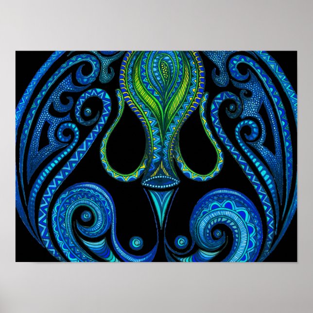 Aquarius Symbol Poster (Front)