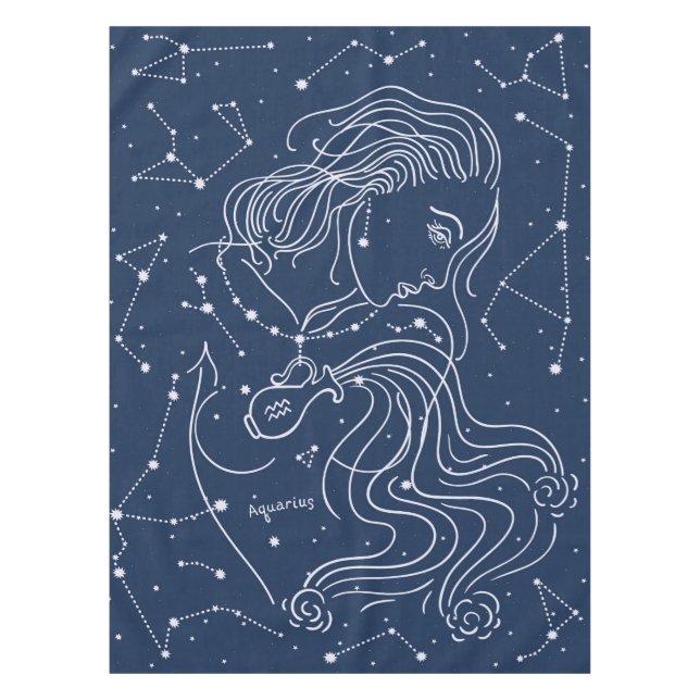 Aquarius Tablecloth (Front)