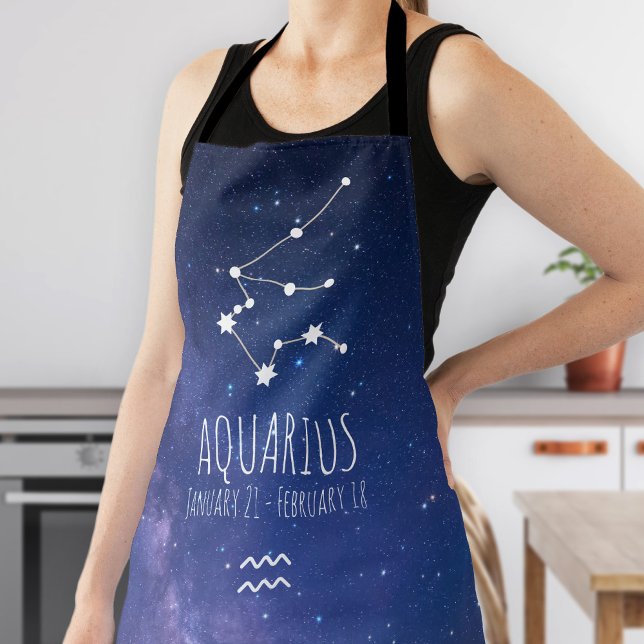 Aquarius | Tablier de constellation Zodiaque perso (Créateur téléchargé)