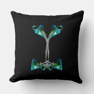 Aquarius – The Electric Current Throw Pillow