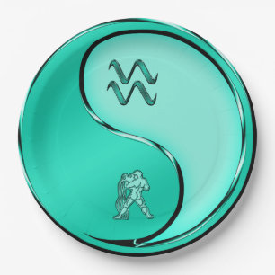 Aquarius the Water Bearer Paper Plate