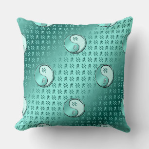 Aquarius the Water Bearer Throw Pillow
