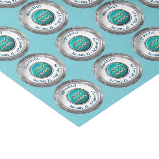 Aquarius - The Water Bearer Zodiac Sign Tissue Paper