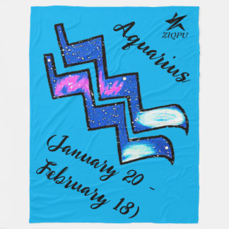 Aquarius Throw Blanket
