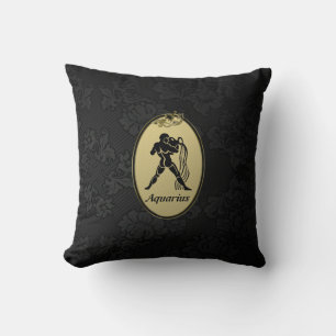 Aquarius Throw Pillow