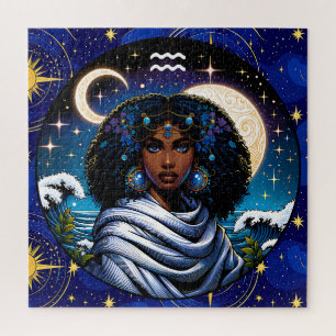 Aquarius Traits and Dates    Water Bearer Jigsaw Puzzle