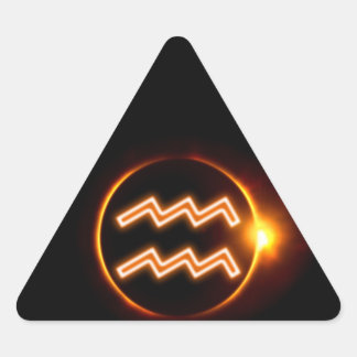 Aquarius Triangle Sticker