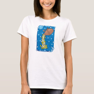 Aquarius Vase pouring water stars in the night sky T-Shirt