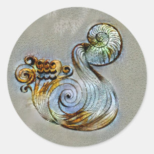 Aquarius Venice Classic Round Sticker
