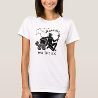 Aquarius Water Bearer Constellation Text Birthday