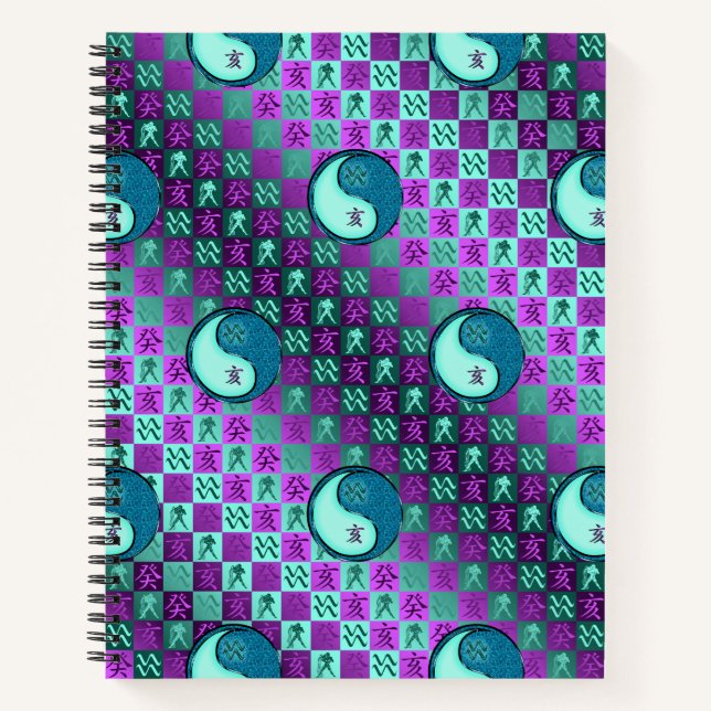 Aquarius & Water Boar Notebook (Front)