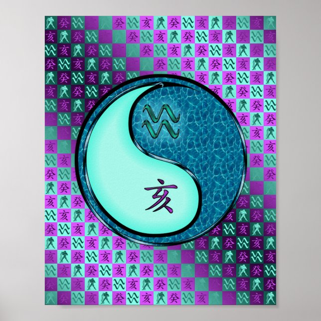 Aquarius & Water Boar Poster (Front)