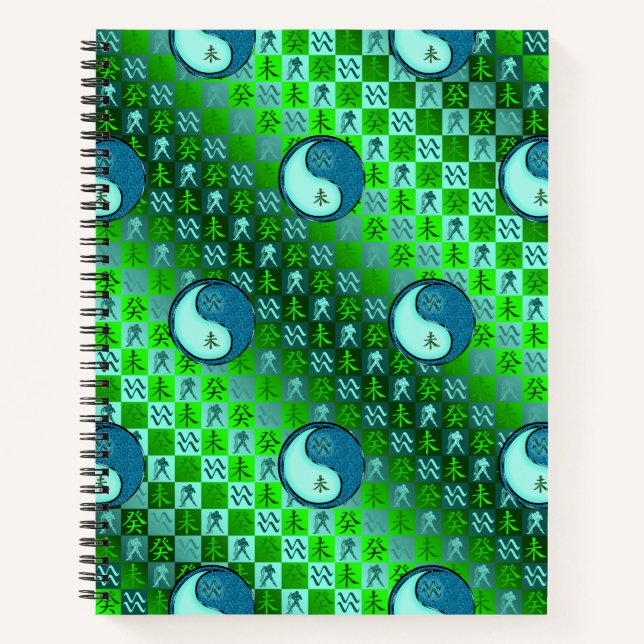 Aquarius & Water Goat Notebook (Front)