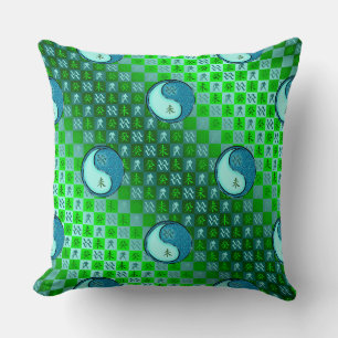 Aquarius & Water Goat Throw Pillow