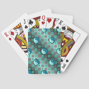 Aquarius & Water Rabbit Playing Cards