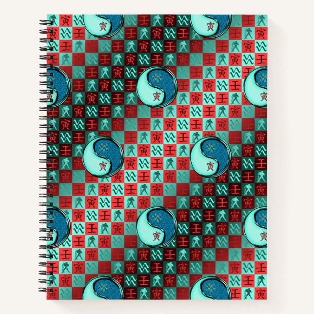 Aquarius & Water Tiger Notebook (Front)