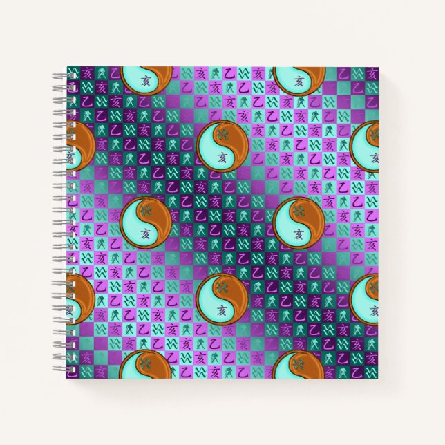 Aquarius & Wood Boar Notebook (Front)