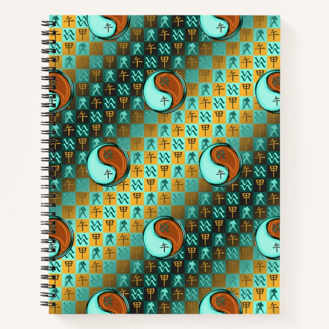 Aquarius & Wood Horse Notebook (Front)