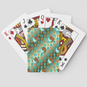 Aquarius & Wood Rat Playing Cards