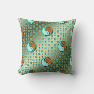 Aquarius & Wood Rat Throw Pillow