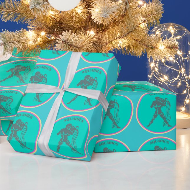 Aquarius Wrapping Paper (Holidays)