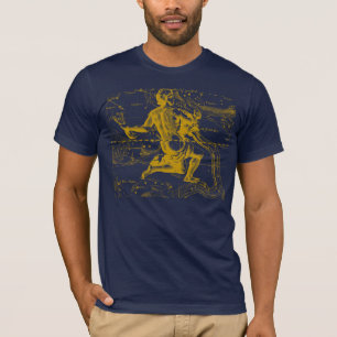 Aquarius Zodiac Constellation Engraving Hevelius T-Shirt