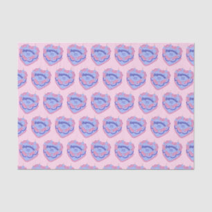 Aquarius Zodiac Coquette Heart Birthday Cake Tissue Paper