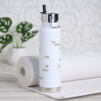 Aquarius Zodiac Fun Inspiring DailyUse Custom Gift Water Bottle