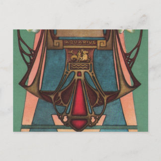 Aquarius Zodiac Postcard