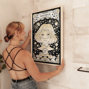 Aquarius Zodiac Poster - Innovative and Unique