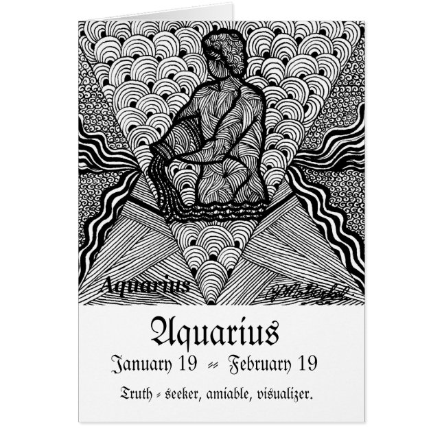 Aquarius   (Zodiac sign) (Front)