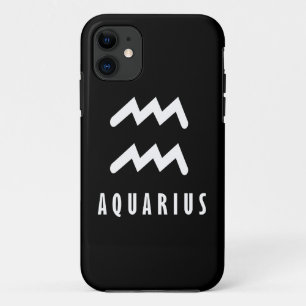 Aquarius zodiac sign iPhone 11 case