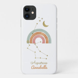 Aquarius Zodiac Sign iPhone 11 Case