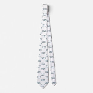 Aquarius Zodiac Sign Fun Quote Blue Birthday White Tie