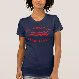 Aquarius Zodiac Sign Jan 20 - February 18 T-Shirt