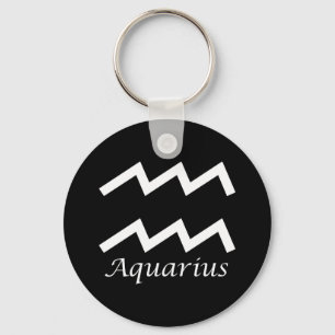 ‘Aquarius’ Zodiac Sign Keychain