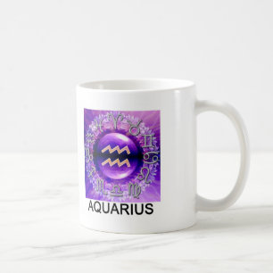 Aquarius Zodiac Sign Mug