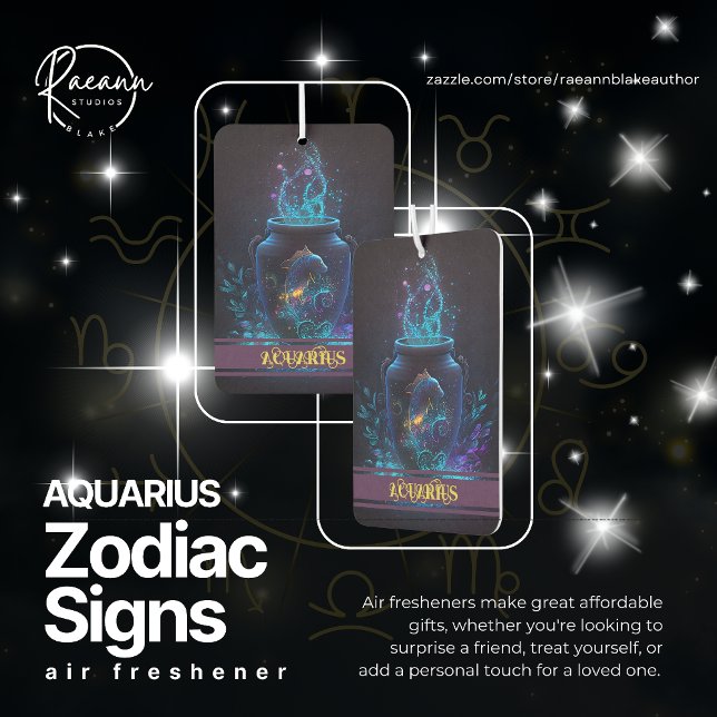 Aquarius Zodiac Signs Air Freshener (Creator Uploaded)