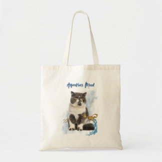 Aquarius Zodiac Tote Bag, Aesthetic Astrology Gif Bag